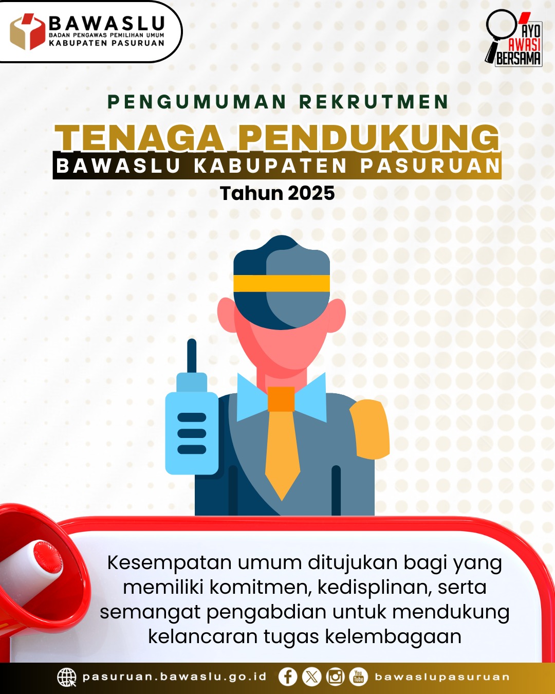 rekrut tenaga pendukung